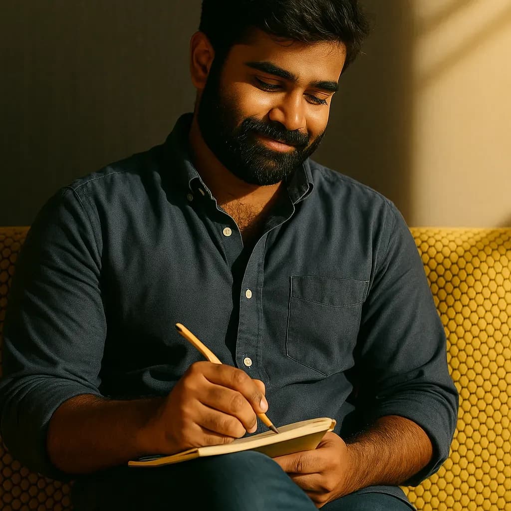 A lawyer marking up notes on a draft
